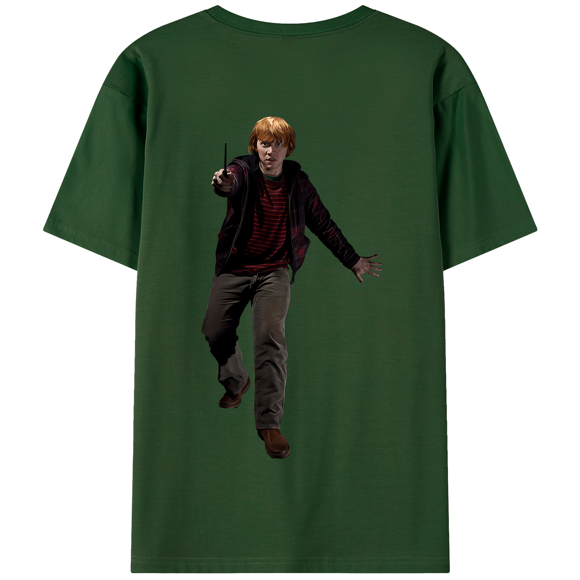 （画像用） Harry Potter ハリー・ポッターシリーズ 綿100％半袖Tシャツ（背面プリント）